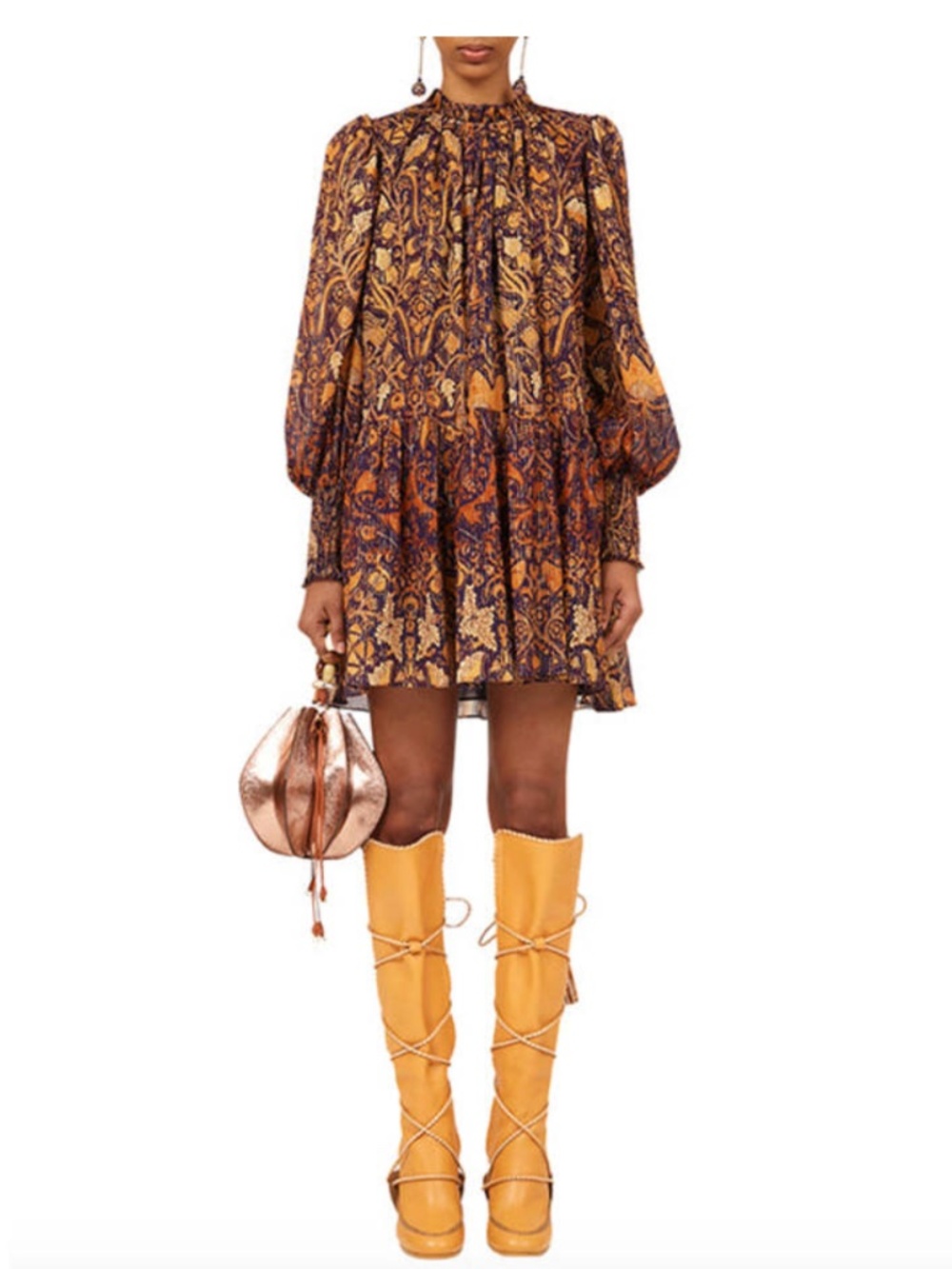 ULLA JOHNSON Celestial Maja Dress Size 6